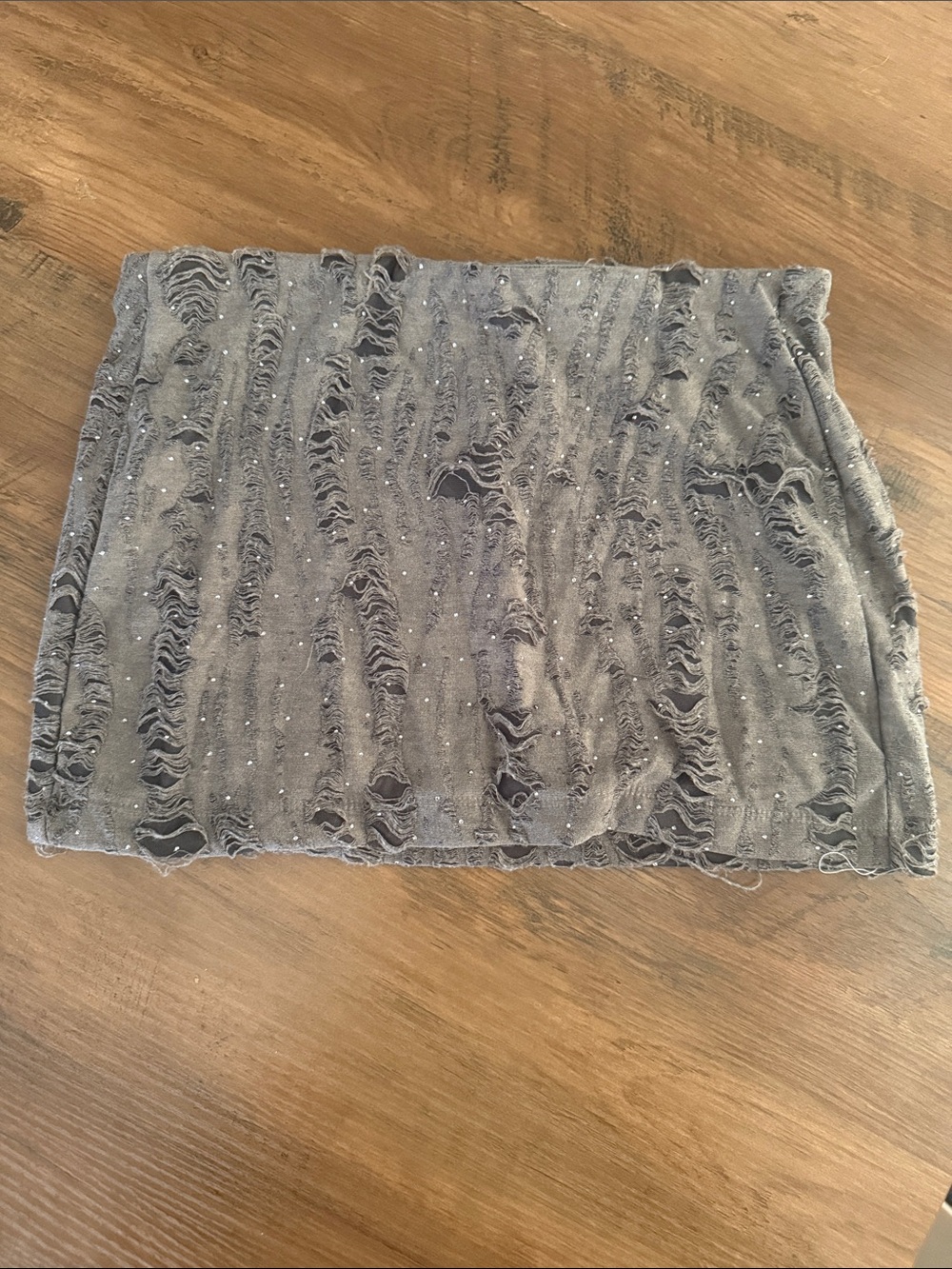 Missguided Distressed Tube Top